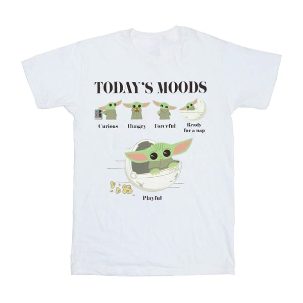 Star Wars Girls The Mandalorian The Child Moods Cotton T-Shirt