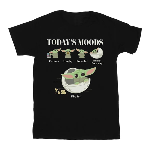 Star Wars Girls The Mandalorian The Child Moods Cotton T-Shirt
