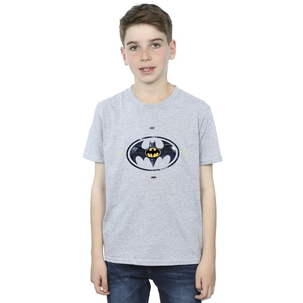 DC Comics Boys The Flash Batman Metal Logo T-paita