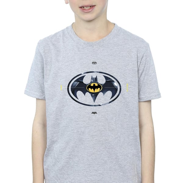 DC Comics Boys The Flash Batman Metal Logo T-paita