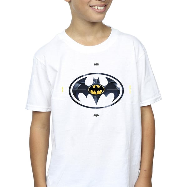 DC Comics Boys The Flash Batman Metal Logo T-paita
