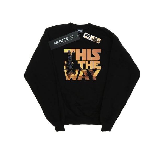Star Wars Womens/Ladies The Mandalorian The Way Poster Text Sweatshirt