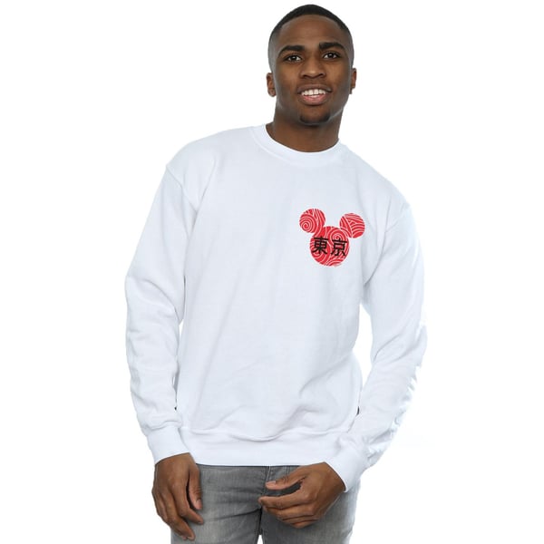 Disney Mens Mickey Mouse Symbol Sweatshirt