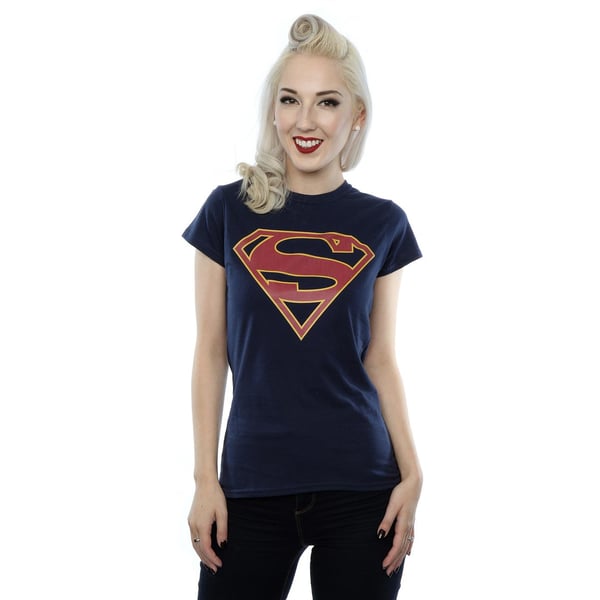 DC Comics Womens/Ladies Supergirl Logo Cotton T-Shirt