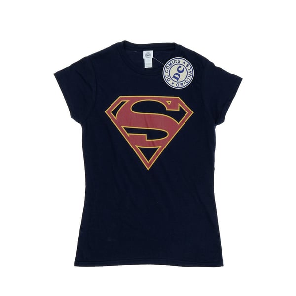 DC Comics Dam/Dam Supergirl Logo T-shirt i Bomull