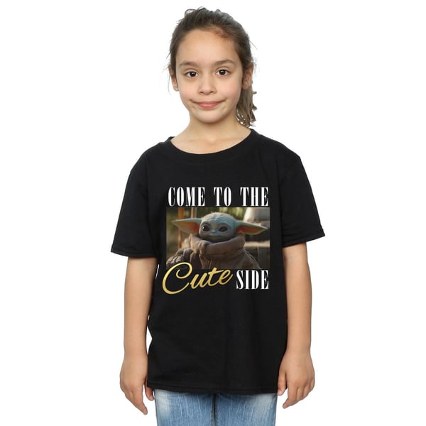 Star Wars Girls The Mandalorian Come To The Cute Side Cotton T-Shirt