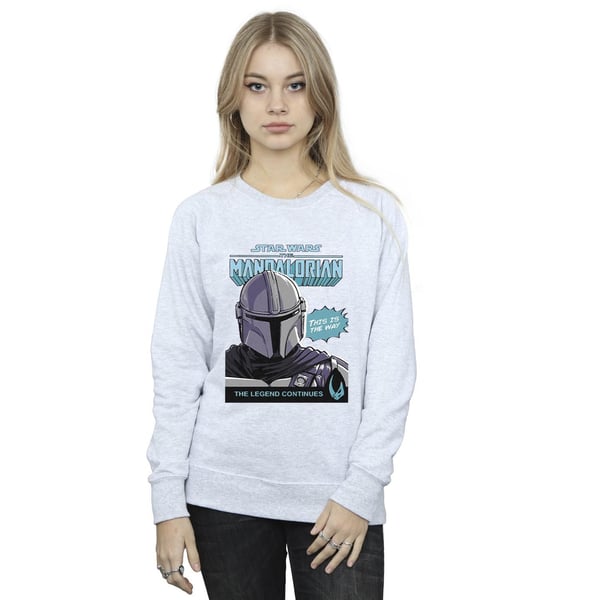 Star Wars The Mandalorian Womens/Ladies Mando Comic Cover Sweatshirt