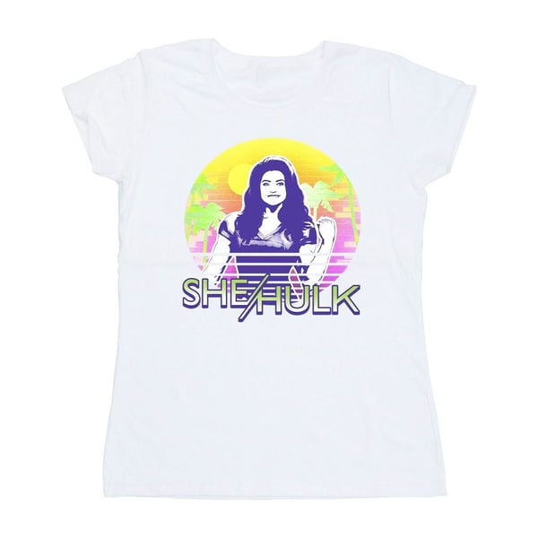 Marvel Womens/Ladies She-Hulk: Attorney At Law Sunset Smile Cotton T-Shirt
