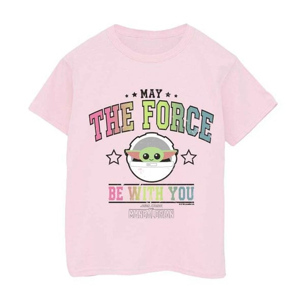 Star Wars Girls The Mandalorian The Force Collegiate Cotton T-Shirt