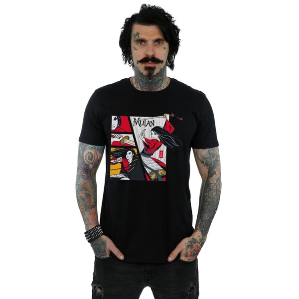 Disney Mens Mulan Movie Comic Style T-Shirt