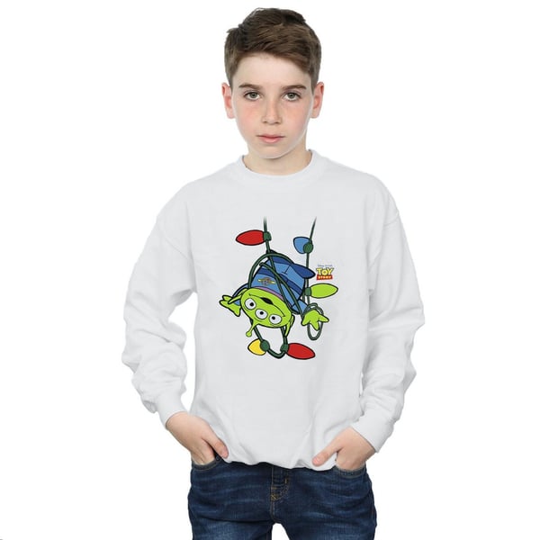 Disney Boys Toy Story Christmas Lights Aliens Sweatshirt