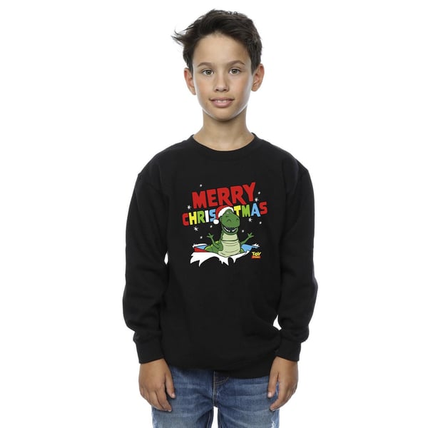 Disney Boys Toy Story Rex Christmas Burst Sweatshirt