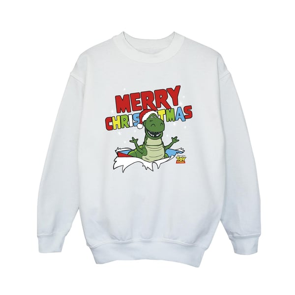 Disney Boys Toy Story Rex Christmas Burst Sweatshirt