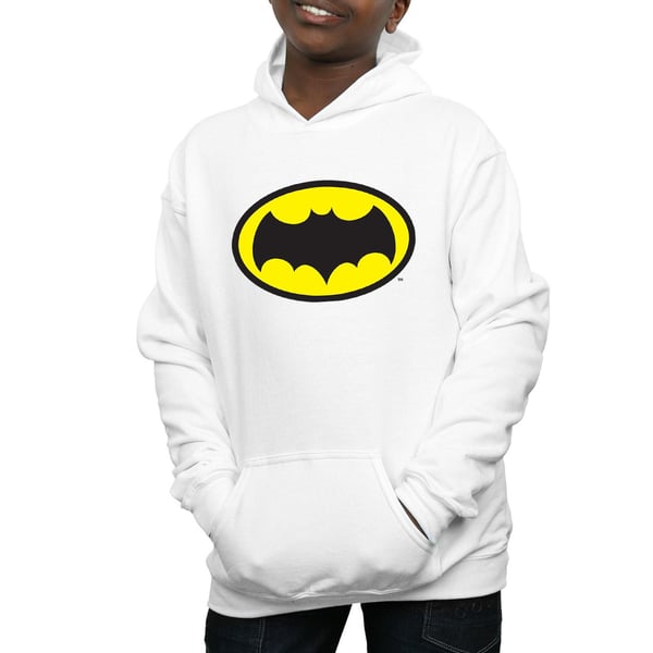 DC Comics Boys Batman TV Series Logo Hoodie