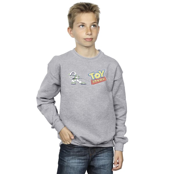 Disney Boys Toy Story Buzz Pulling Logo Sweatshirt