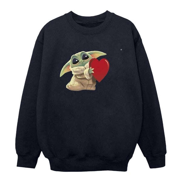Star Wars Womens/Ladies The Mandalorian The Kids With Heart Sweatshirt