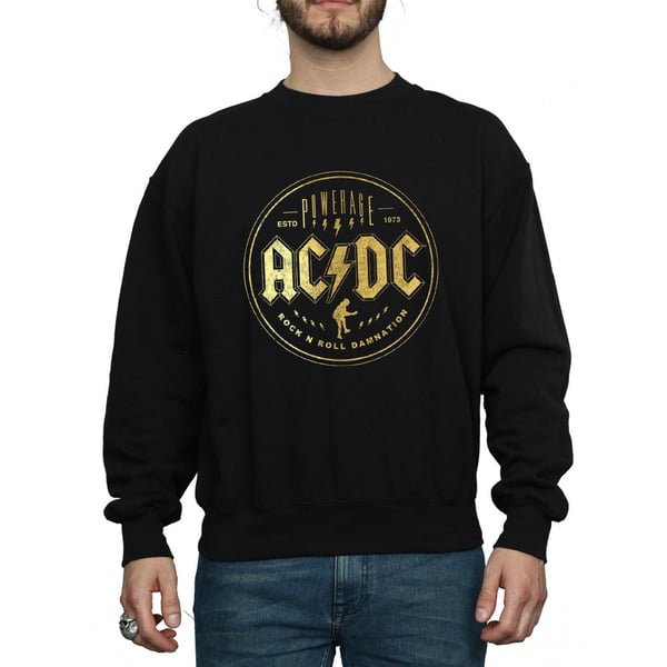 AC/DC Mens Rock N Roll Damnation Sweatshirt