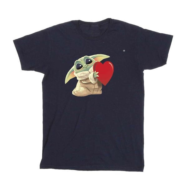Star Wars Girls The Mandalorian The Kids With Heart Cotton T-Shirt