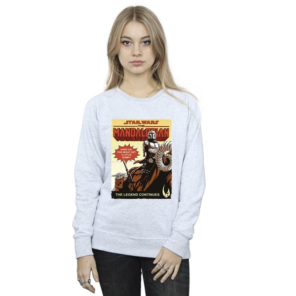 Star Wars The Mandalorian Womens/Ladies Bumpy Ride Sweatshirt