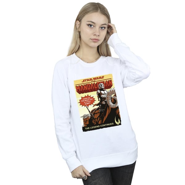 Star Wars The Mandalorian Womens/Ladies Bumpy Ride Sweatshirt