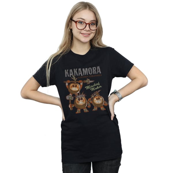 Disney Womens/Ladies Moana Kakamora Mischief Maker Cotton Boyfriend T-Shirt