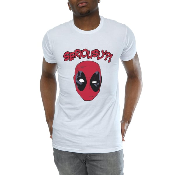 Deadpool Mens Seriously Cotton T-Shirt