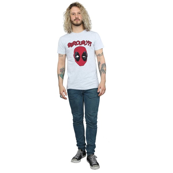 Deadpool Mens Seriously Cotton T-Shirt