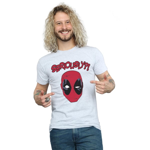Deadpool Mens Seriously Cotton T-Shirt