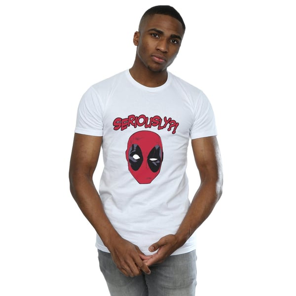 Deadpool Mens Seriously Cotton T-Shirt