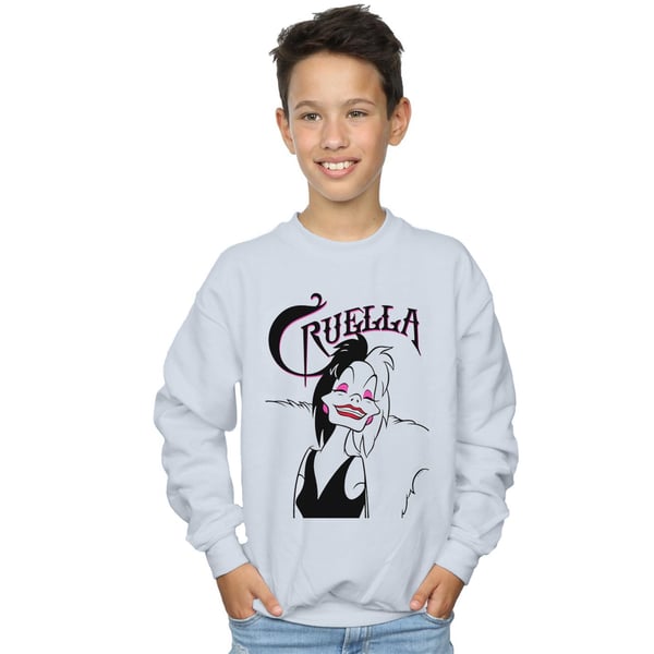 Disney Boys Cruella De Vil Evil Smile Sweatshirt