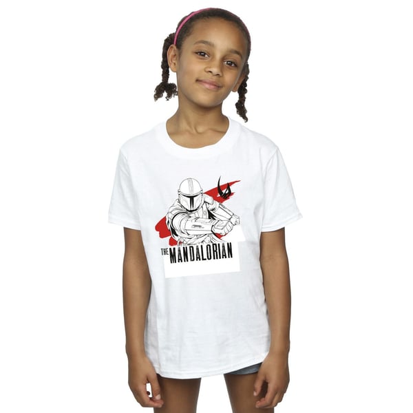 Star Wars Girls The Mandalorian Mando Shoots T-shirt i bomull