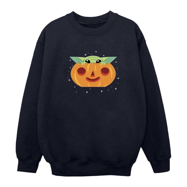 Star Wars Womens/Ladies The Mandalorian Grogu Pumpkin Sweatshirt