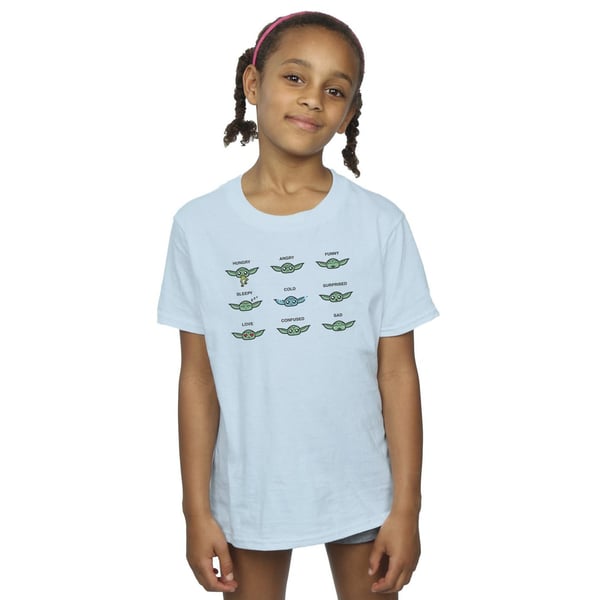 Star Wars Girls Mandalorian Grogu Mood Cotton T-Shirt