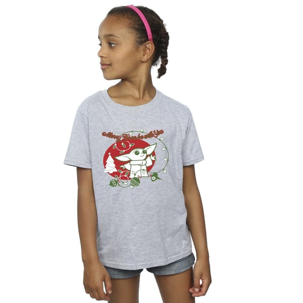Star Wars The Mandalorian Girls Baby Yoda Force Be With You Cotton T-Shirt