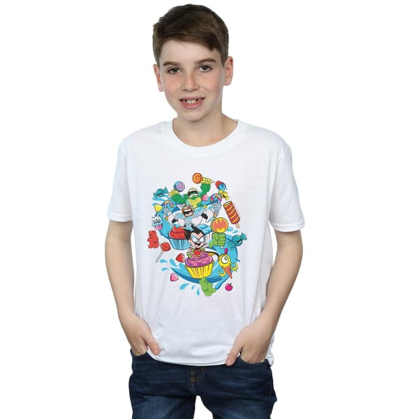 DC Comics Boys Teen Titans Go Candy Mania T-Shirt