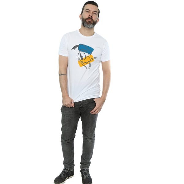 Disney Mens Donald Duck Head T-Shirt
