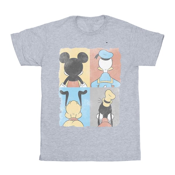 Disney Miesten Mikki Hiiri Four Backs T-paita