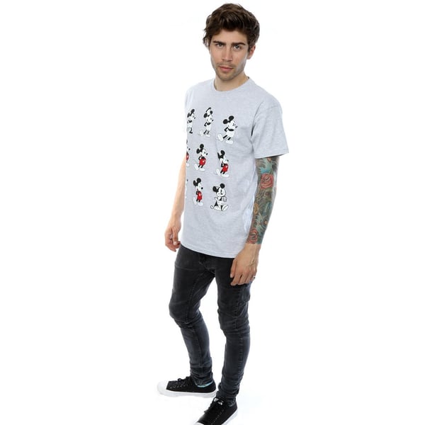 Disney Mens Mickey Mouse Evolution T-Shirt
