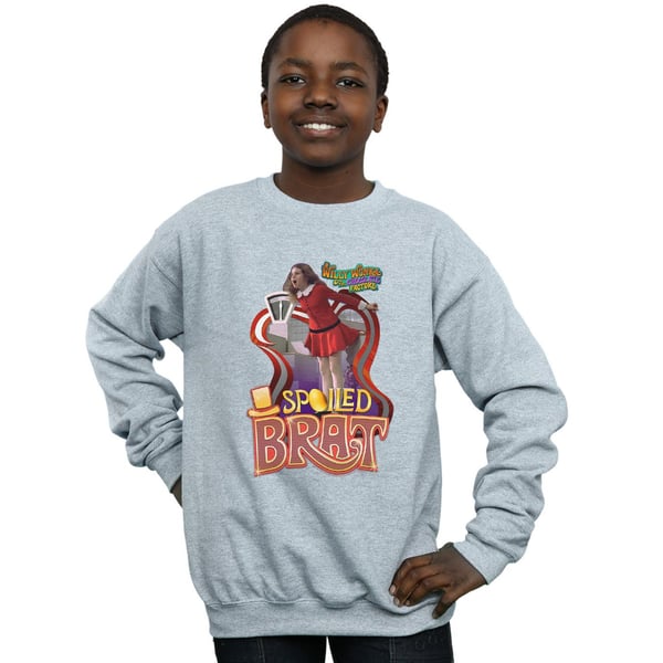 Willy Wonka And The Chocolate Factory Boys Spoiled Brat Sweatshirt