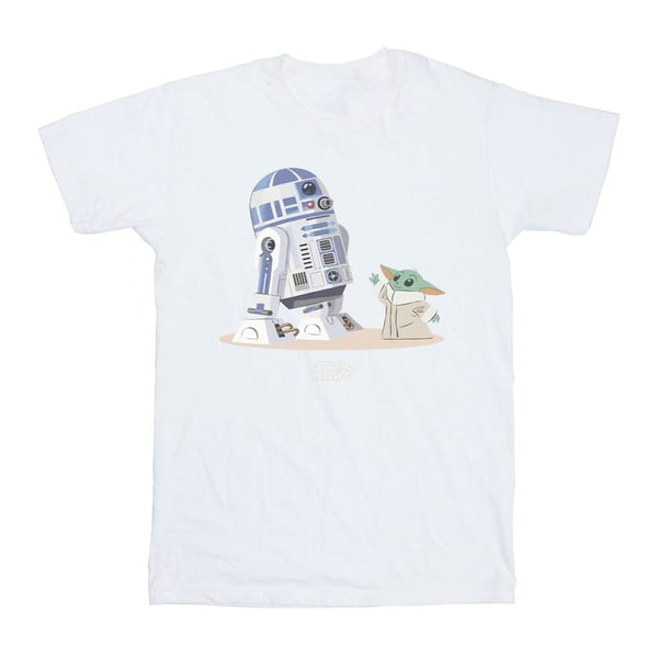 Star Wars Girls The Mandalorian R2D2 And Grogu Cotton T-Shirt