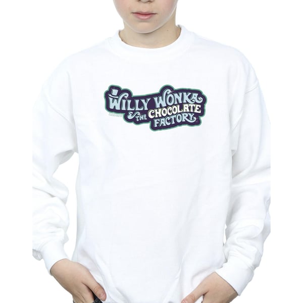 Willy Wonka Boys Chocolate Factory Logo Sweatshirt