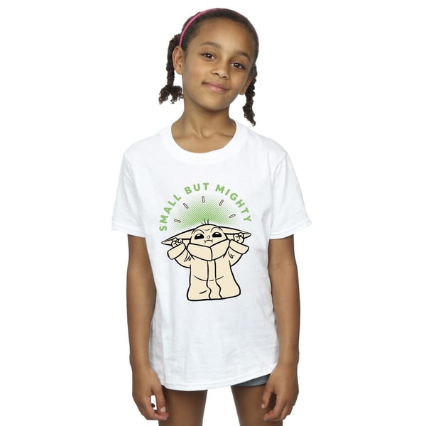 Star Wars Girls The Mandalorian Small But Mighty Grogu Cotton T-Shirt