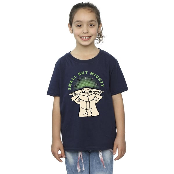 Star Wars Girls The Mandalorian Small But Mighty Grogu Cotton T-Shirt