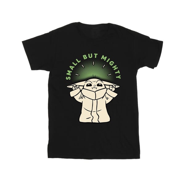 Star Wars Girls The Mandalorian Small But Mighty Grogu Cotton T-Shirt