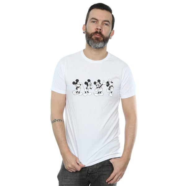 Disney Mens Mickey Mouse Four Emotions T-Shirt