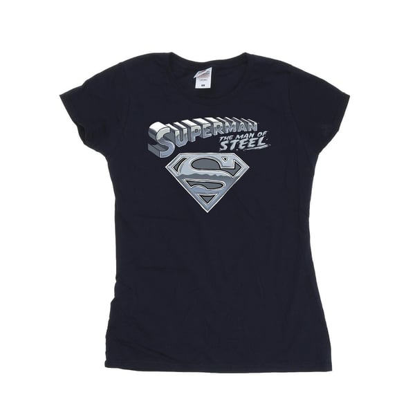 DC Comics Womens/Ladies Superman The Man Of Steel Cotton T-Shirt