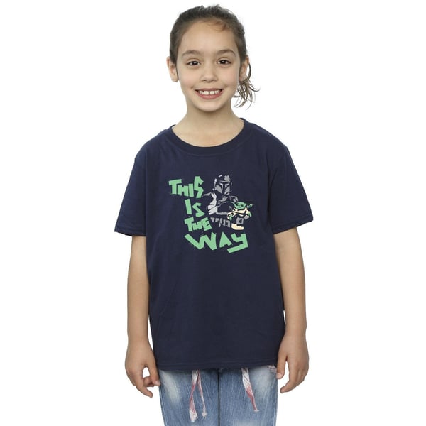 Star Wars Girls The Mandalorian This Is The Way Duo T-shirt i bomull