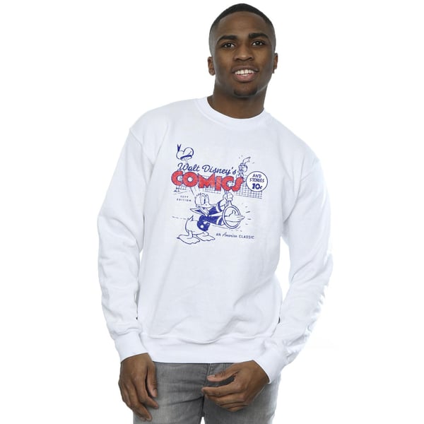 Disney Mens Donald Duck Comics Sweatshirt