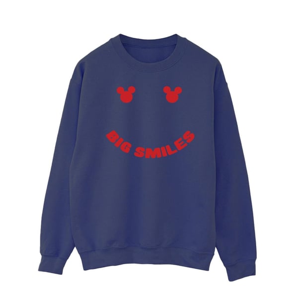 Disney Mens Mickey Mouse Big Smile Sweatshirt