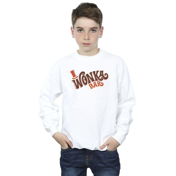 Willy Wonka Boys Bar Logo Sweatshirt